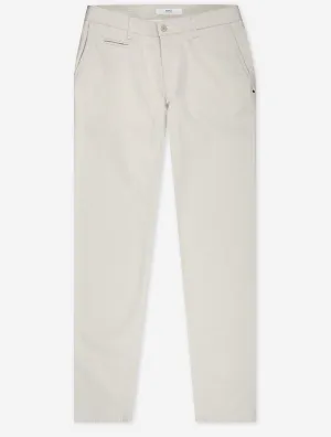 Beige Fabio Cotton Trousers