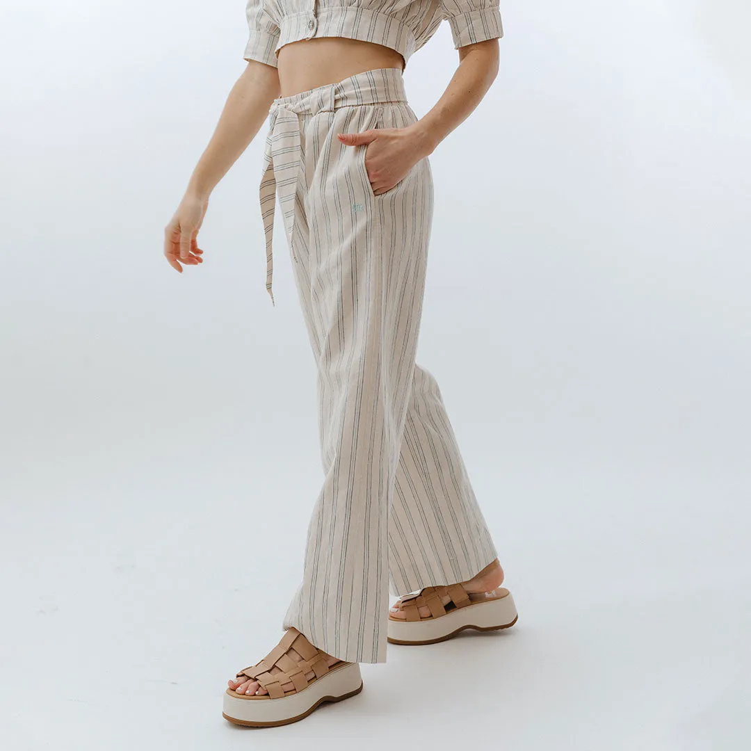 Belted Cabana Pants, High Seas