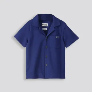 Boys Textured Shirt _ 153288 _ Navy