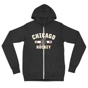 Chicago Wolves Adult Established Full Zip Hoodie