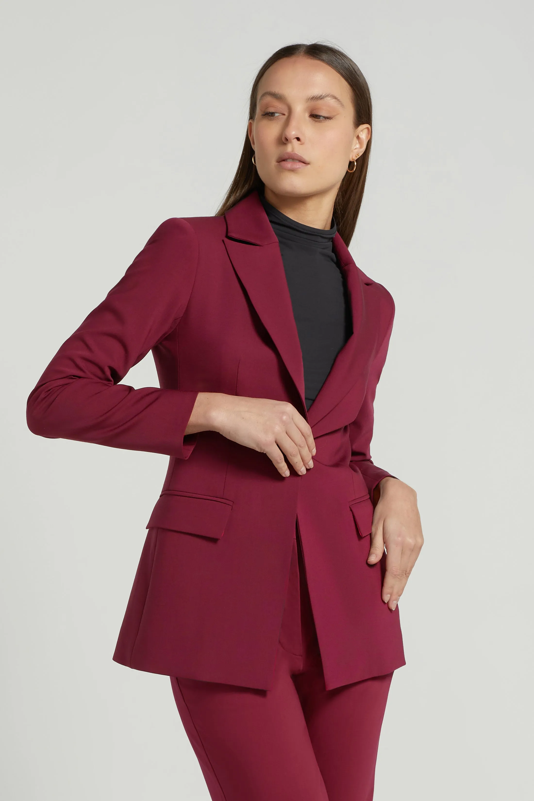 CLASSIC BLAZER POMEGRANATE