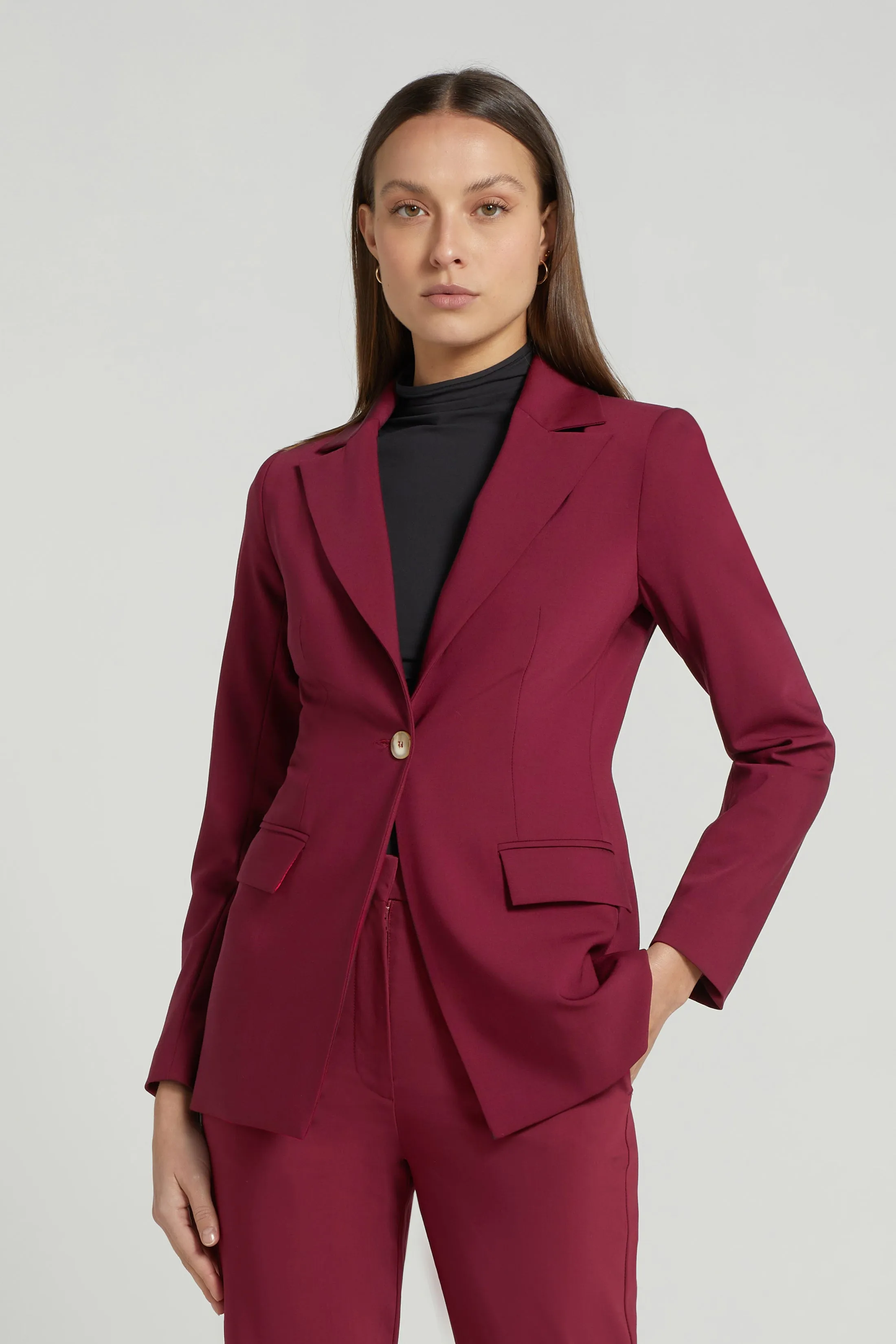 CLASSIC BLAZER POMEGRANATE