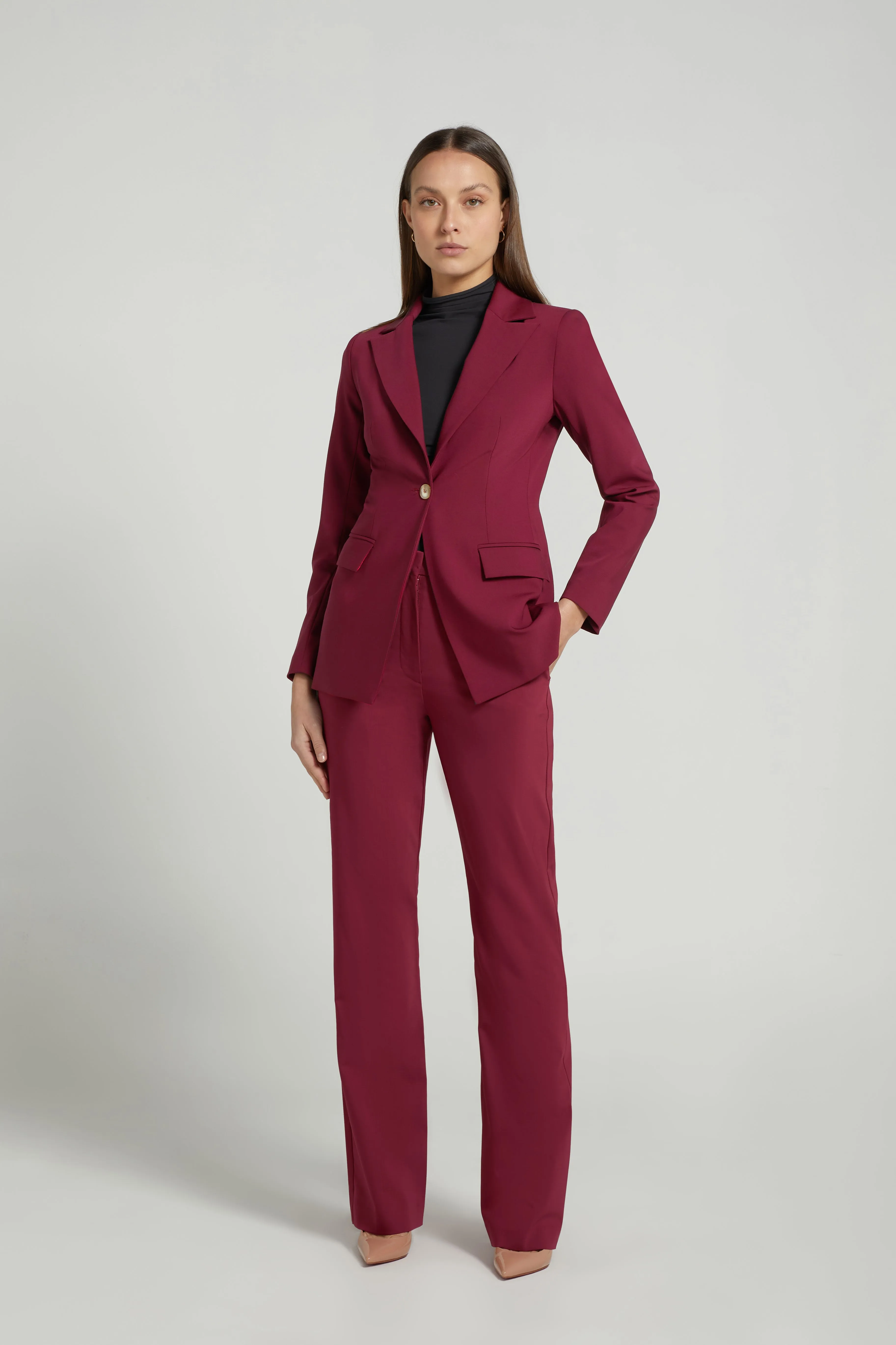 CLASSIC BLAZER POMEGRANATE