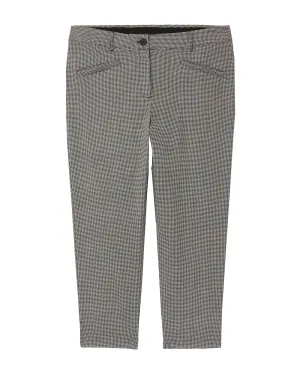 Delhi Ankle Pant | Charcoal Grey / Black