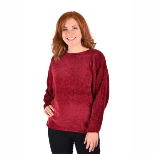 Ethyl Women's The Amari-Garland Chenille Boat neck Sweater