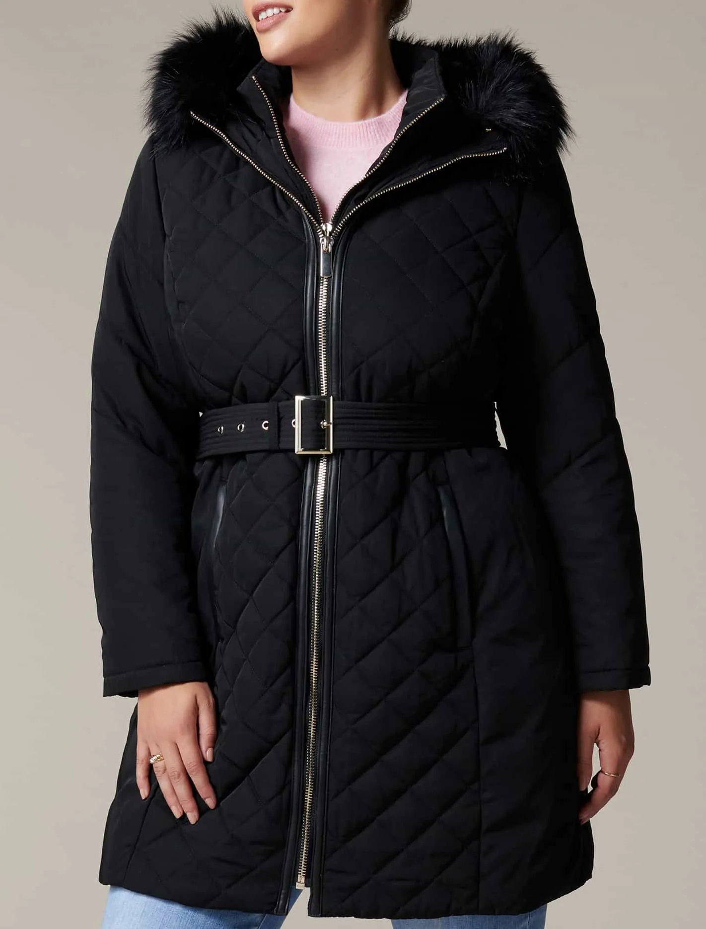 Evangeline Curve Quilted Puffa