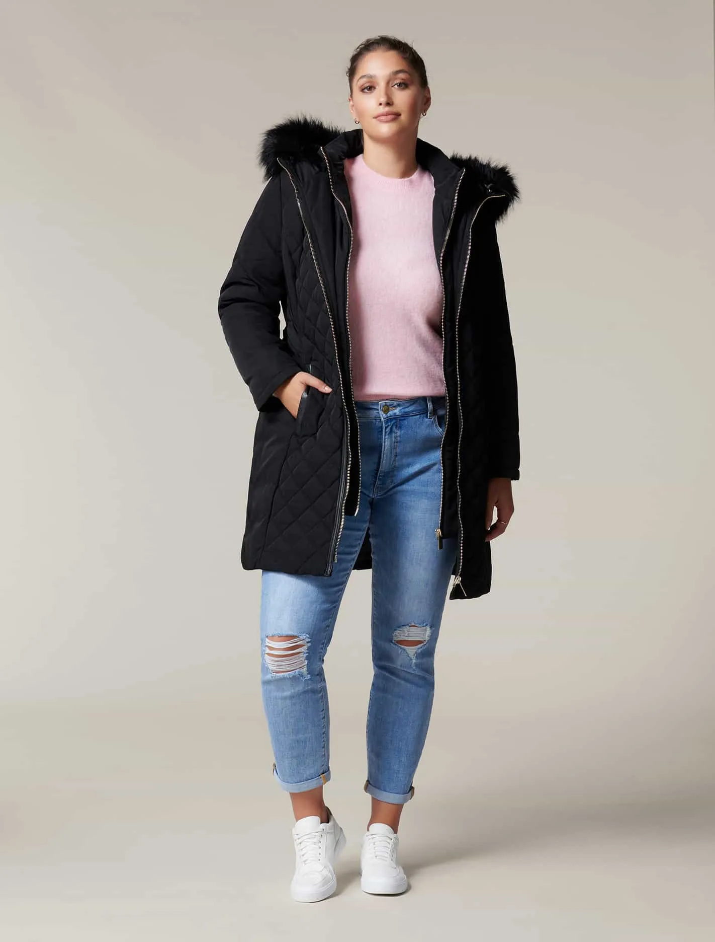 Evangeline Curve Quilted Puffa