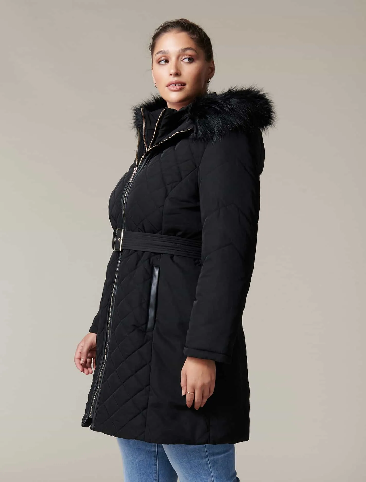 Evangeline Curve Quilted Puffa