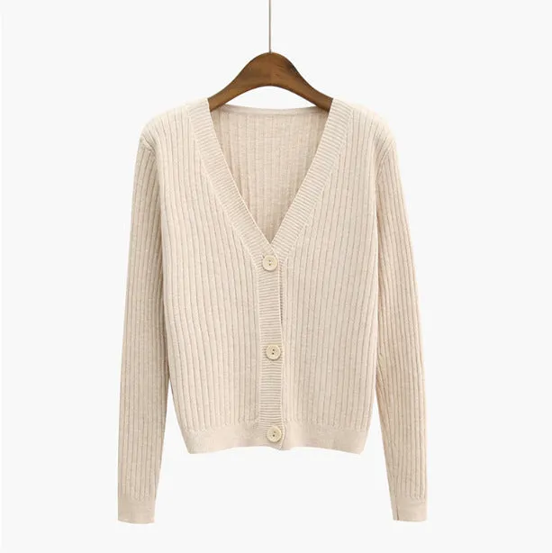 Falling for You Ribbed Knit Cardigan