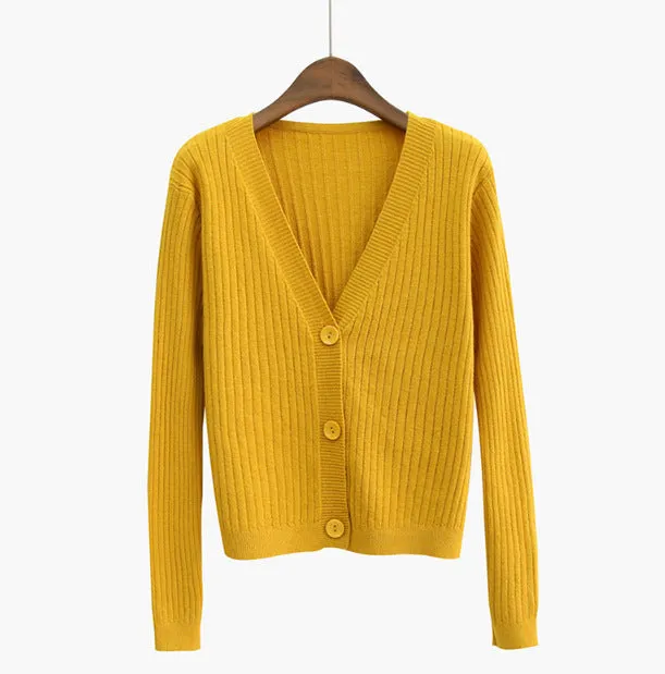 Falling for You Ribbed Knit Cardigan