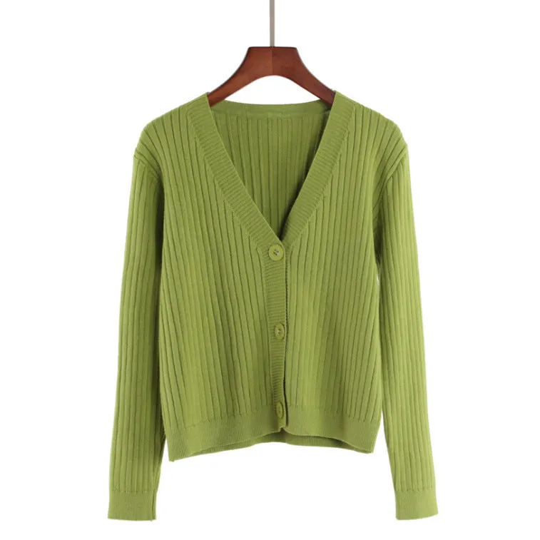 Falling for You Ribbed Knit Cardigan