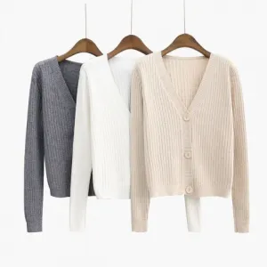 Falling for You Ribbed Knit Cardigan