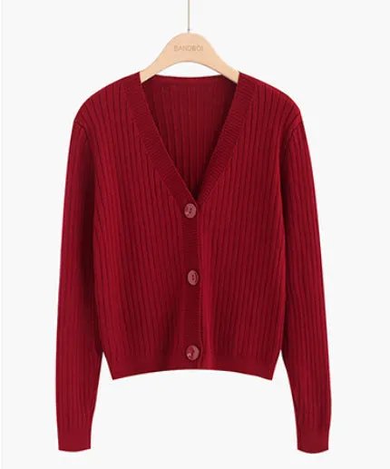 Falling for You Ribbed Knit Cardigan