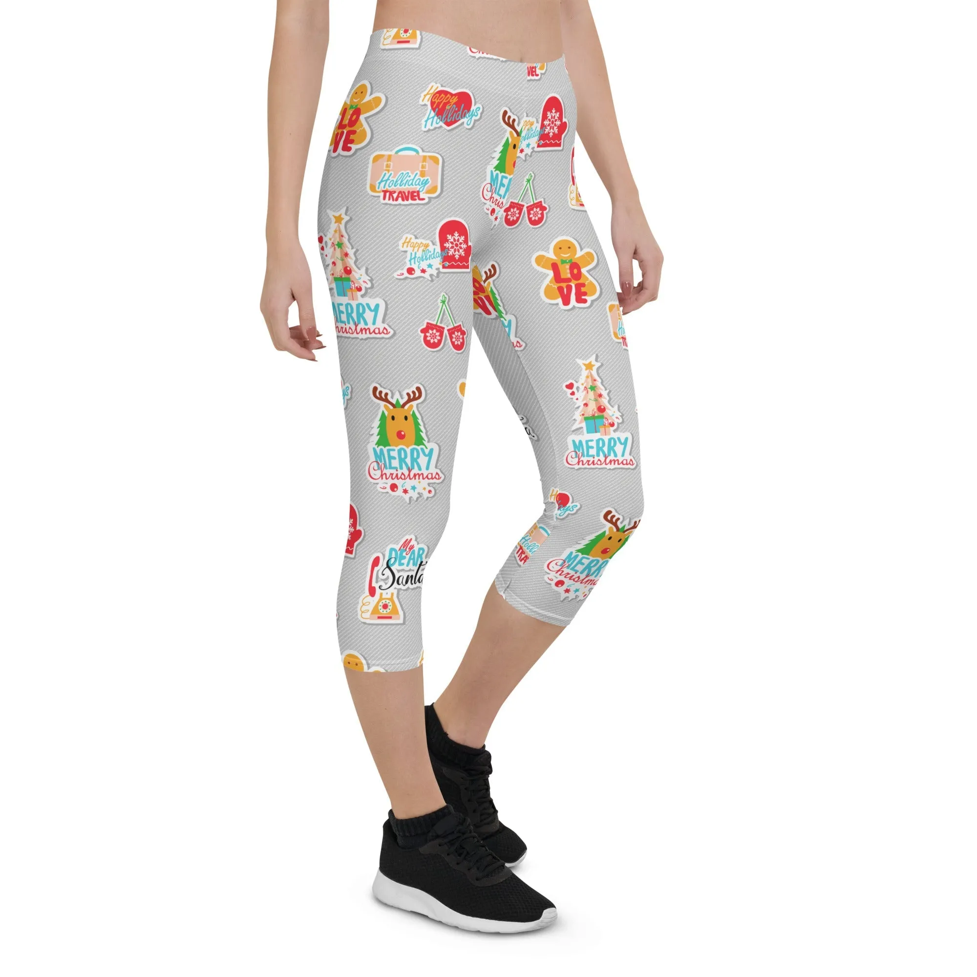 Festive Stickers Capris