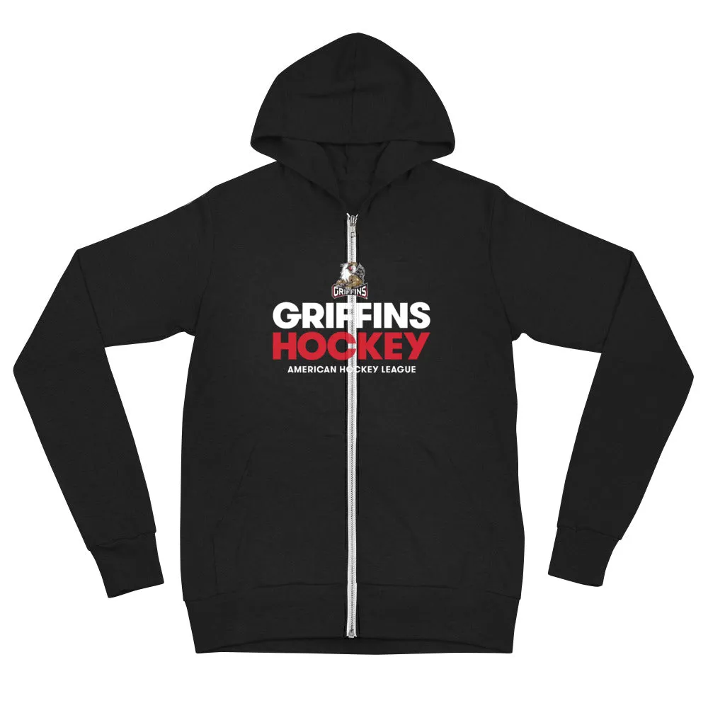 Grand Rapids Griffins Hockey Adult Full Zip Hoodie