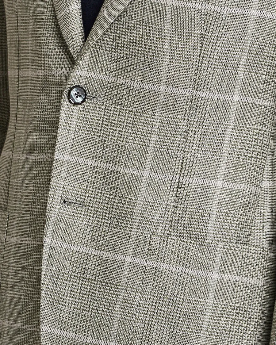 Green Linen Unconstructed Jacket - LBM 1911