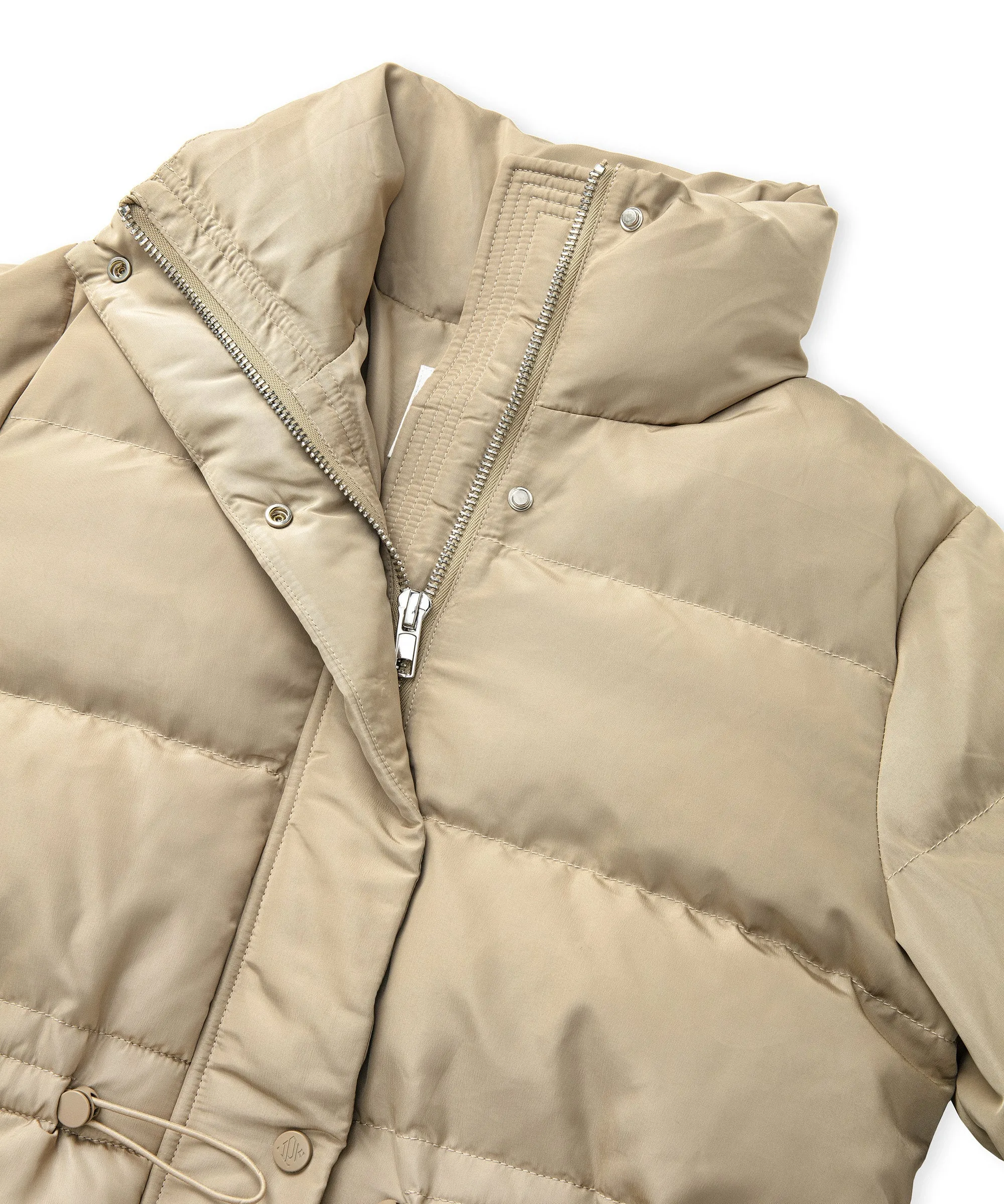 Ipekyol Adjustable Waist Puffer Jacket Natural