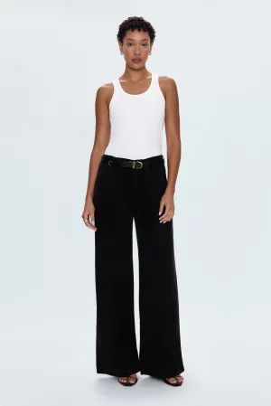 Jadyn Low Slung Palazzo  Pants - Fade to Black