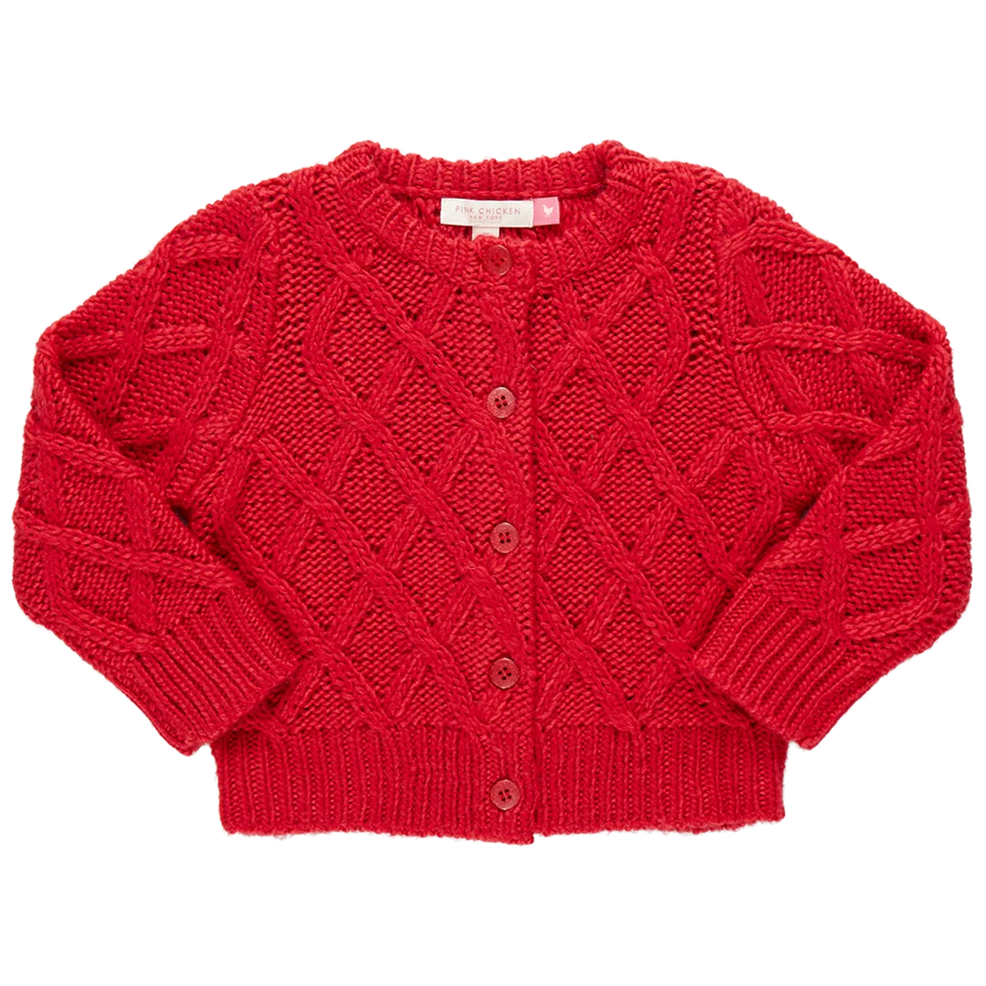 Katrina Sweater, Red