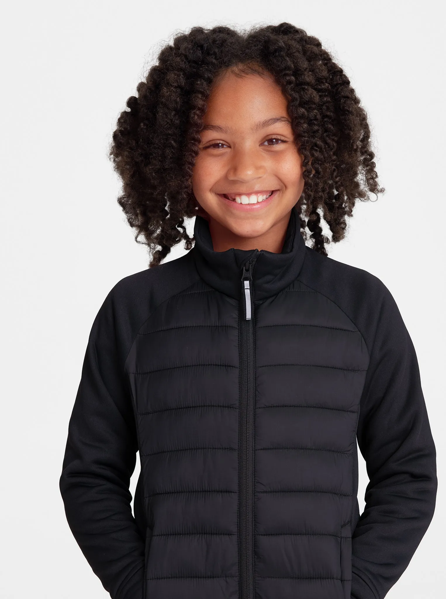 Kids Hybrid Stretch Fleece Jacket