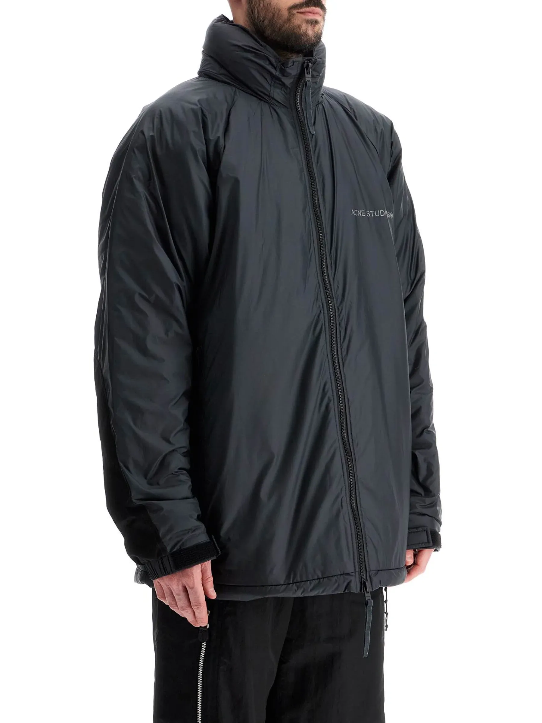 Lightweight Down Jacket with Patches