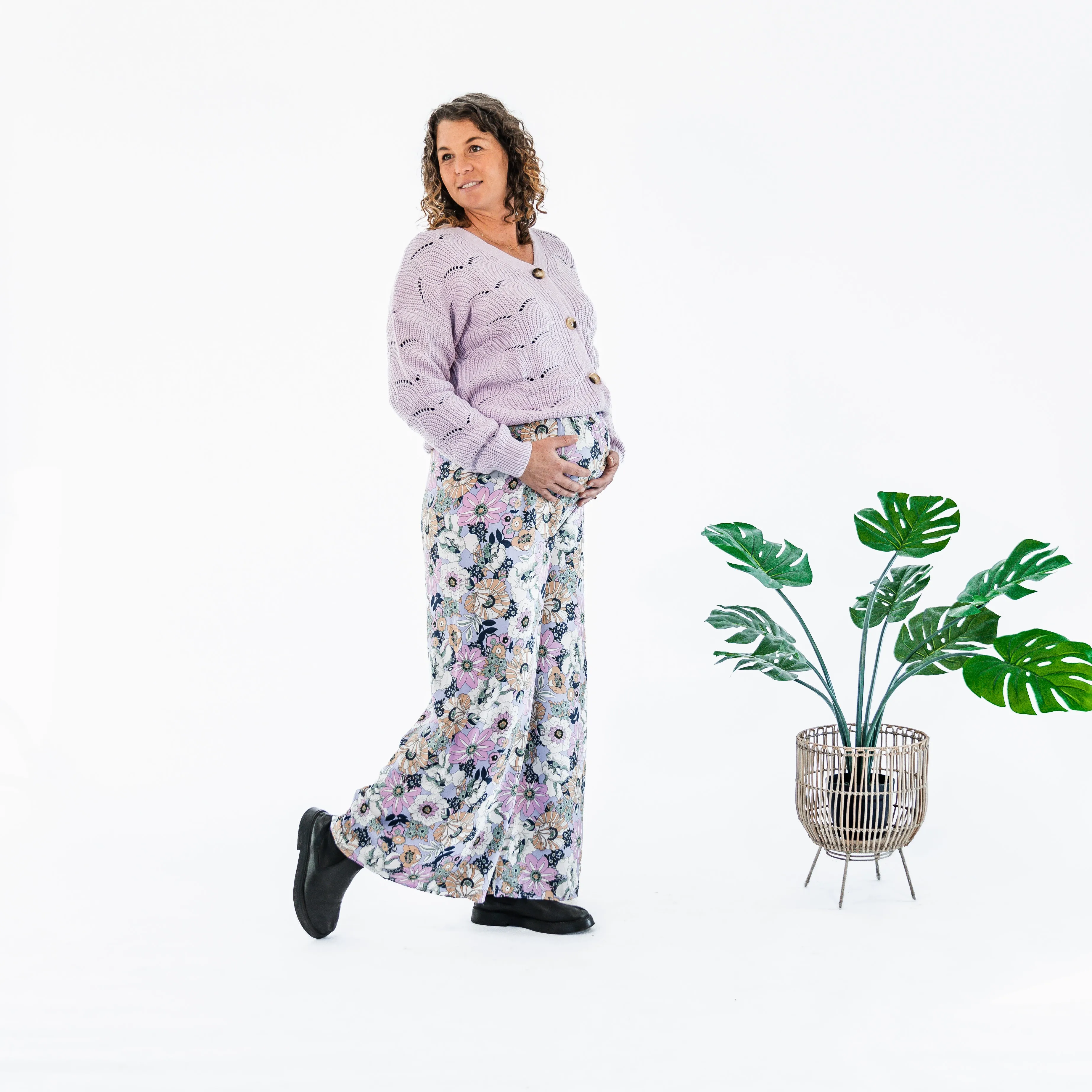 Lulu Wide Leg Pant | Boho Floral