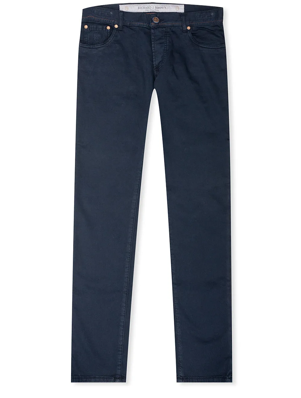 Luxury Cotton Cashmere Jeans Navy