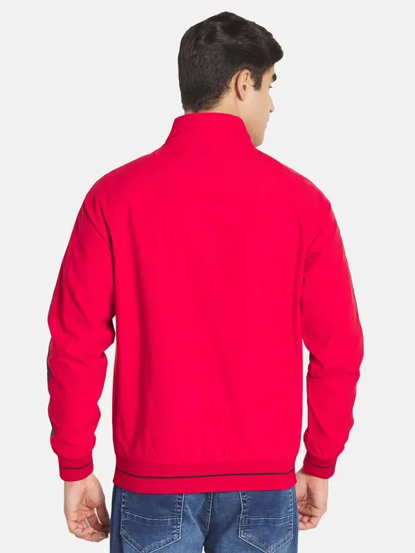 Mettle Men Red Crop Sporty Jacket