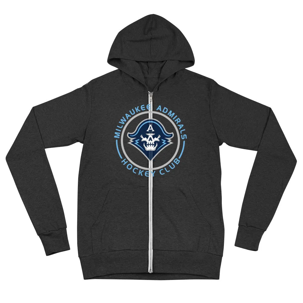 Milwaukee Admirals Adult Faceoff Full Zip Hoodie