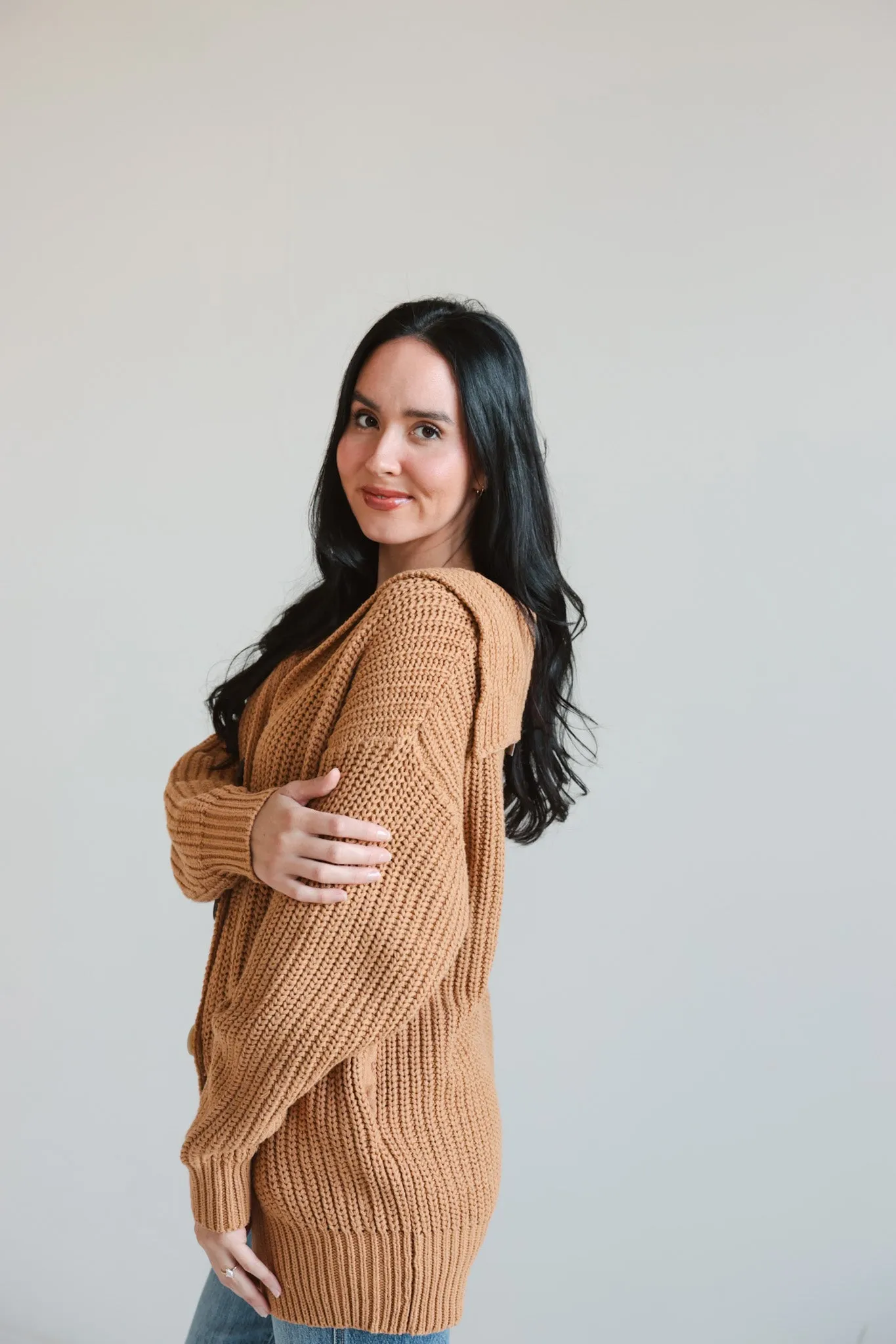 Oversized Knit Cardigan with pockets