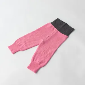 Pink and Grey Wool Pants