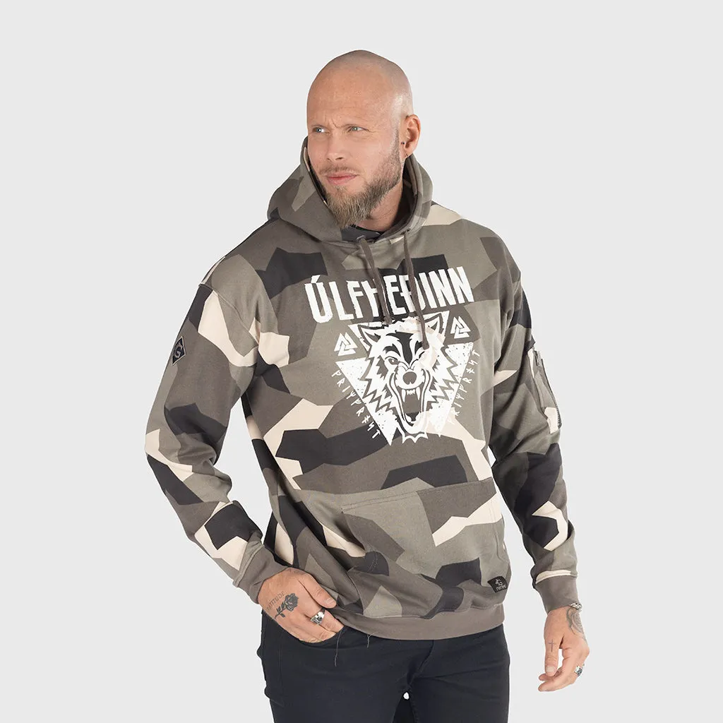 Premium Hoodie, Ulfhedinn, M90 Brown Camo