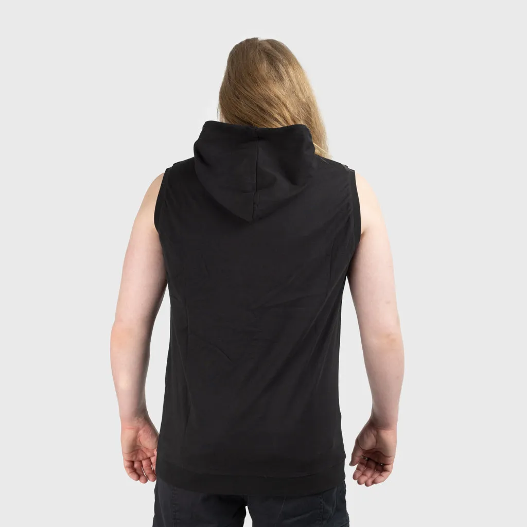 Premium Sleeveless Hoodie, Ulfhedinn, Black