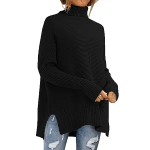 Prettygarden Women'S Oversized Turtleneck Sweater Casual Long Sleeve Chunky Knit Pullover Winter Tops Blouse