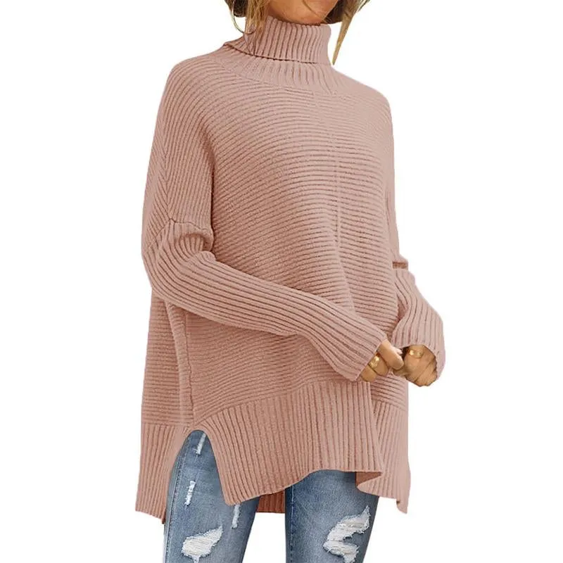 Prettygarden Women'S Oversized Turtleneck Sweater Casual Long Sleeve Chunky Knit Pullover Winter Tops Blouse