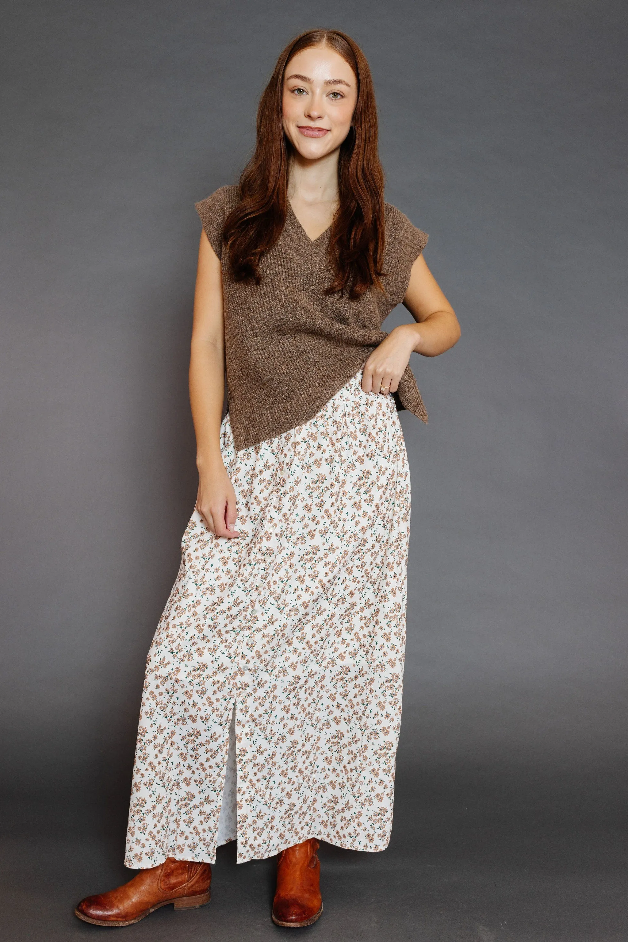 Ricki Skirt in Cream