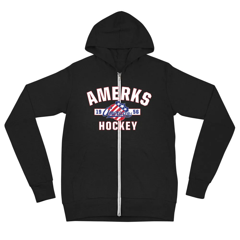 Rochester Americans Adult Established Full Zip Hoodie