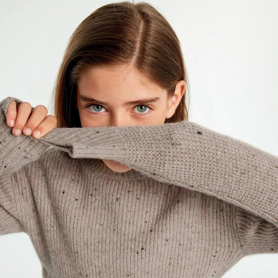 Sepia Speckled Sweater