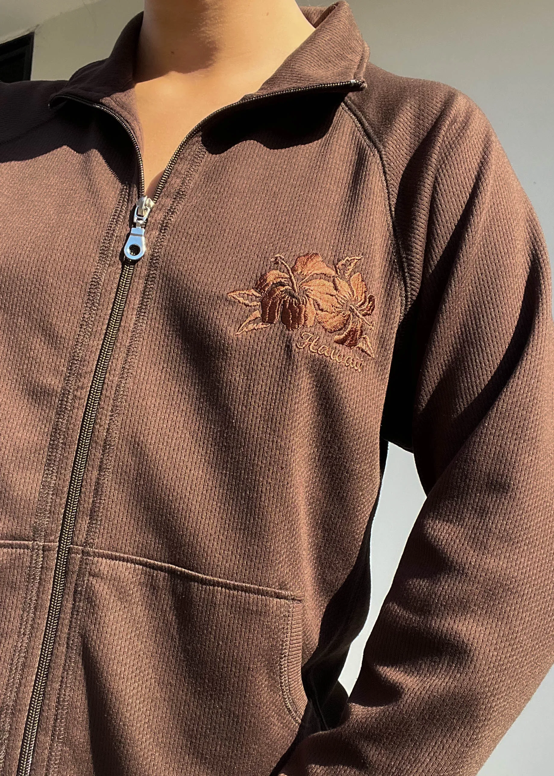 Sporty Brown Hawaii Jacket (S-M)