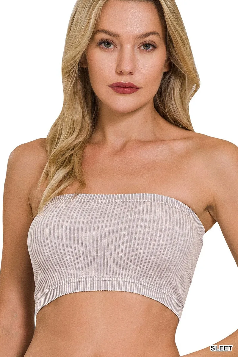 The Bailey Ribbed Seamless Tube Top