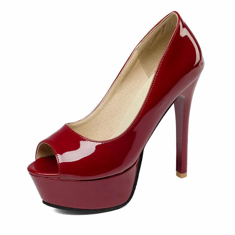 THE PEEP TOE PUMP