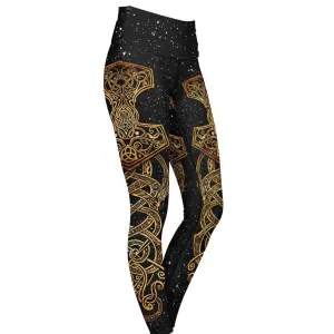 Theft of Mjölnir High Waisted Leggings