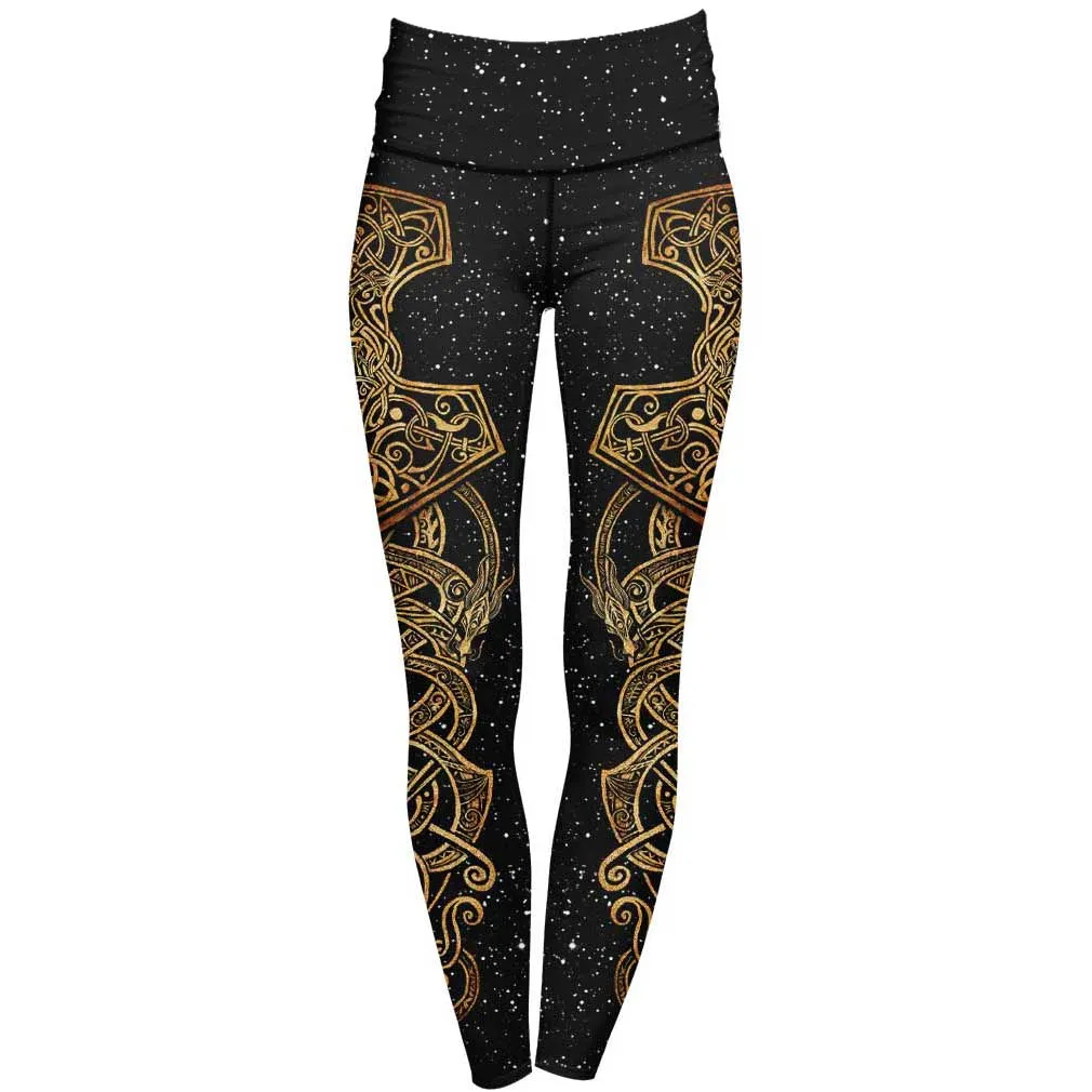 Theft of Mjölnir High Waisted Leggings