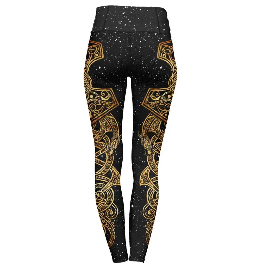 Theft of Mjölnir High Waisted Leggings