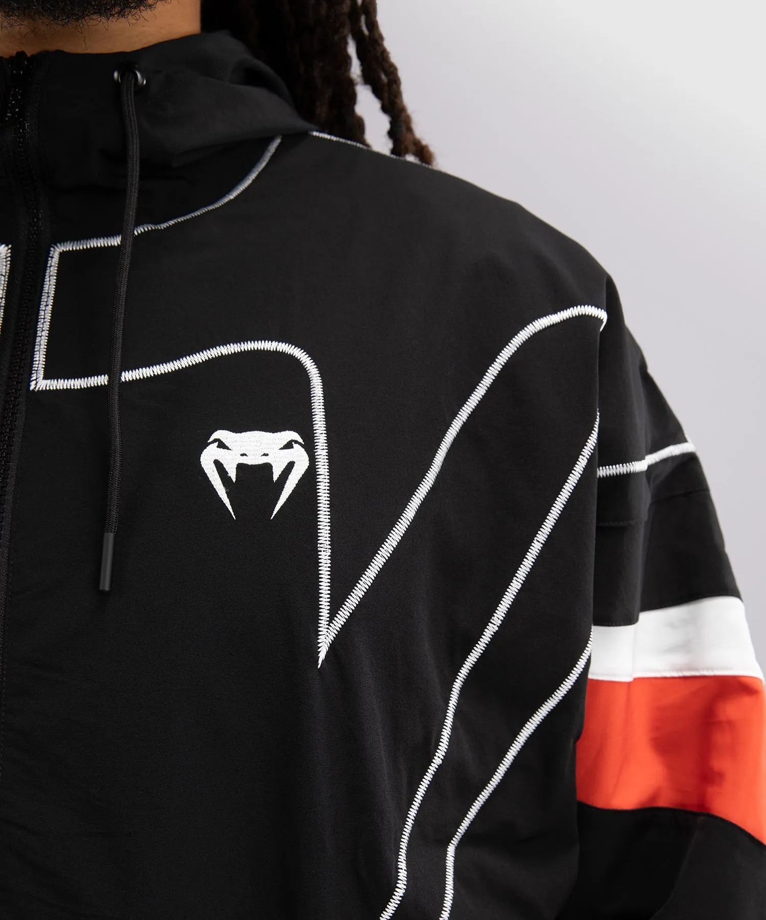 Venum x DTR Fight Attack 90 Tracksuit Jacket - Black/Orange