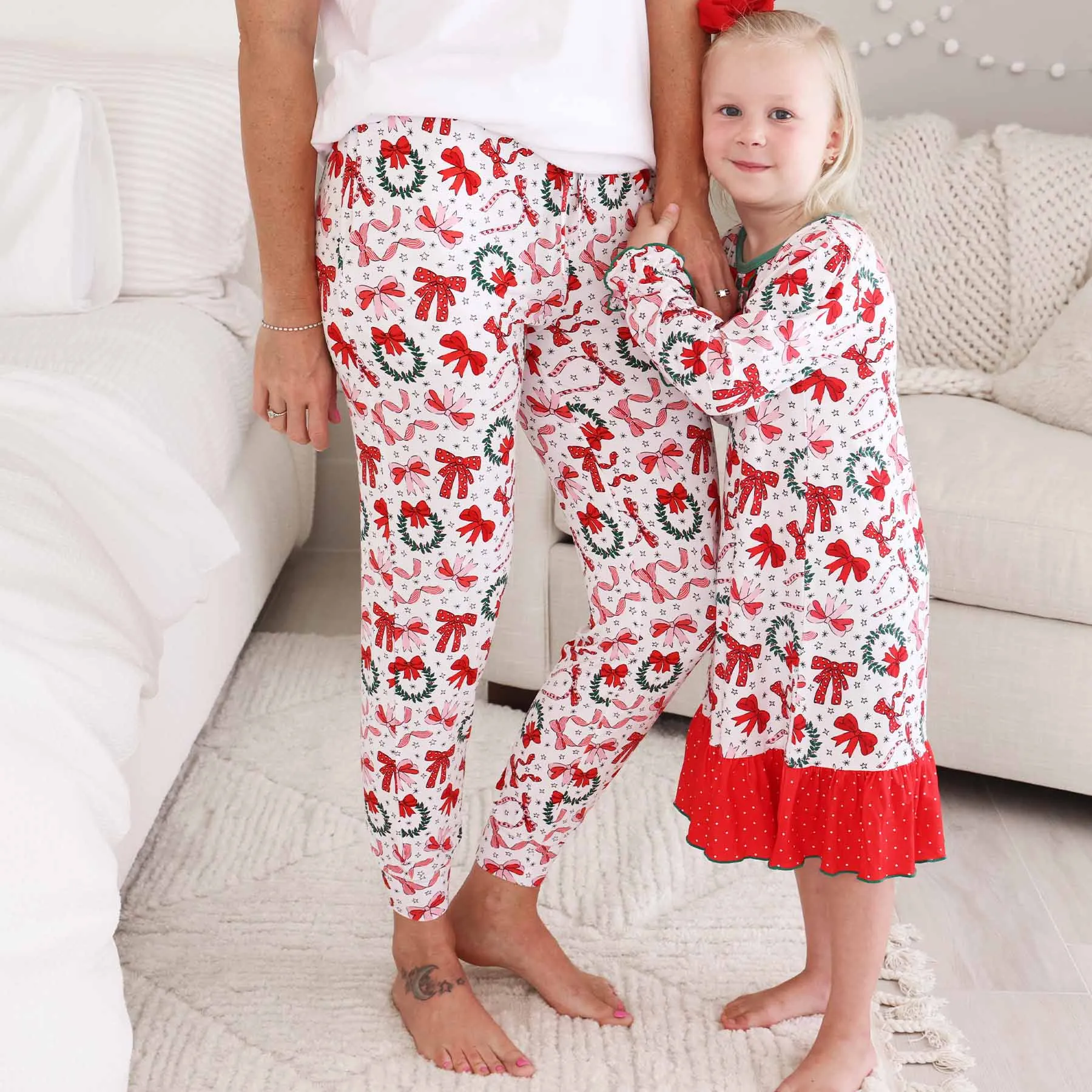 Wrapped In A Bow Unisex Adult Pajama Pants